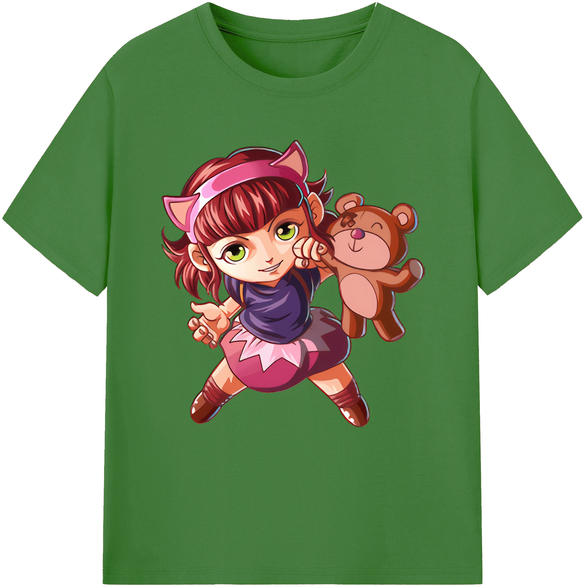 （画像用） リーグ・オブ・レジェンド League of Legends LOL レディースカジュアルプリントTシャツ（綿100％）